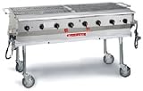 Aluminum MagiKitch'n LPG60 MagiCater 60 Portable Stainless Steel LP Gas Outdoor Grill