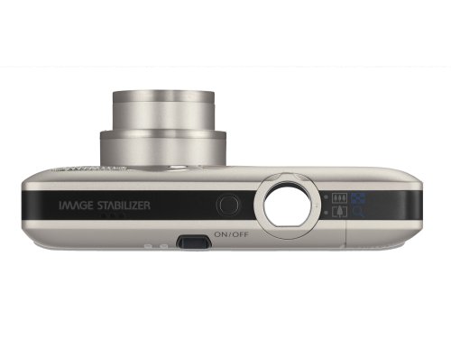 Canon Digital IXUS 100 IS Digitalkamera (12 Megapixel, 3-fach opt. Zoom, 6,4 cm (2,5 Zoll) Display, HDMI, SLIM) silber