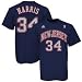 adidas New Jersey Nets #34 Devin Harris Navy Blue Player T-shirt