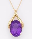 14k Gold Amethyst Pendant (9 ct. t.w.)