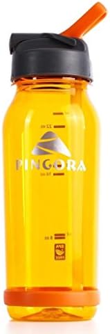PINGORA 750ml Outdoor Sports Light Portable BPA Free Water Bottle (Yellow)