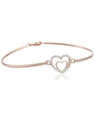 Bronze Open Bangle Bracelet, 7.25"