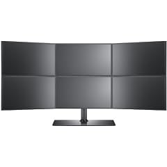 Samsung SyncMaster MD230x6 58,4 cm (23 Zoll) widescreen TFT Monitor (6x Multi-Display, VGA, DVI-D, DP, 8ms Reaktionszeit) schwarz
