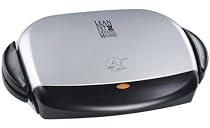 George Foreman GRP4P Next Grilleration 4-Burger Grill with Removable Plates, Platinum