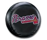 Atlanta Braves MLB Black Tire Cover