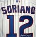 Alfonso Soriano Autographed Chicago Cubs Baseball Jersey