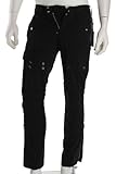 IMAGE OF Ralph Lauren Black Label Mens Black Punk Rock Skinny Pants, 30