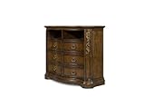 MagnussenB1604 Villa Finish with Antique Brass Hardware Wood Media Chest