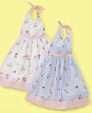 Charter Club Little Girl Floral-Print Sateen Halter Dress