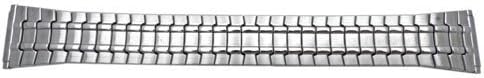 Brushed And Polished Stainless Steel Tapered 18-23mm Expansion Watch Band