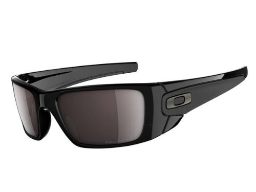 Oakley OO Fuel Cell Sunglasses - Polarized Polished Black/Grey, One Size