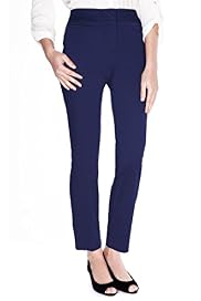 Cotton Rich Flat Front 7/8 Trousers