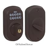 BE365-PLY Schlage Keypad Deadbolt -Oil Rubbed... by Schlage Keypad Deadbolt