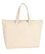 UltraClub Cotton Canvas Zippered Tote with Gusset
