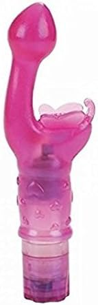 Vibrating Butterfly Kiss G Spot Toy for Women Pink Color and 0.65 Oz Lube