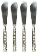 Decorative Pate Knife with Mother of Pearl Handle Set of Four
