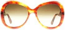 Miu Miu 05ns HAJ6S1 Light Tortoise 05NS Round Sunglasses
