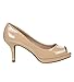 Women's Comfort Insole Mid Heel Peep Toe Pump