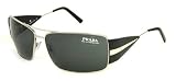 AUTHENTIC PRADA SUNGLASSES SPR 55H TEXTURED BLACK 7JS-1A1 SPR55H