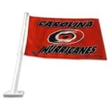 Carolina Hurricanes Red Car Flag