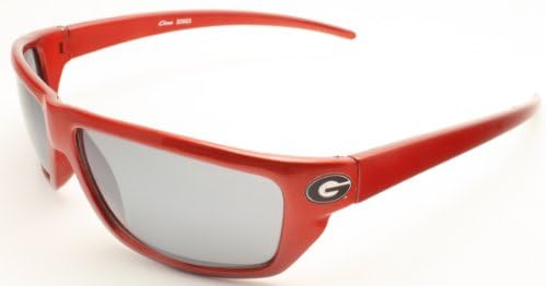 NCAA Georgia Bulldogs Sunglasses - red sport wrap/logo by straight solid red temples