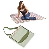 Siesta Picnic Blanket Tote - Riviera Stripe