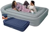 Luftbett Comfort Frame 230 V Light Grey "Queen" (180 x 241 x 56 cm, grau) - Intex