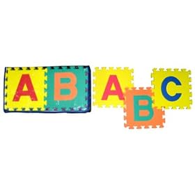 12x12 Children Alphabet Puzzle Learning Foam Mats (A-Z)