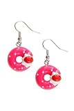 Pink Donut Earrings