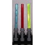 Lego Lightsaber Lot- 3 Different Colors with Hilts