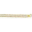 14K Two-Tone Gold Man's Links Bracelet - 8.5 inches