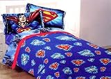 Superman Flying High - Super Man Kids Comforter - Full Size