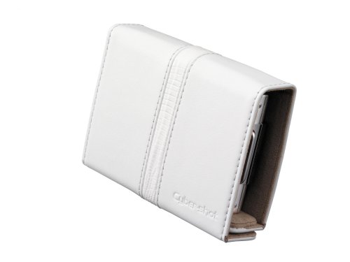 Sony LCJTHC/W Genuine Leather Jacket Case with Stylus for the DSC-T70  DSC-T200 (White)