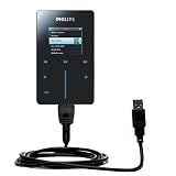 Power Hot Sync and Charge USB Data Cable w/ Tip Exchange for the Philips GoGear HDD6330 - Gomadic Brand