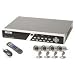 Photo : Q-See 4 Channel H.264 Pentaplex Network DVR with CIF Realtime Recording on Each Channel + 250 GB Hard Drive and 4 Color CCD Night Vision Camera Kits