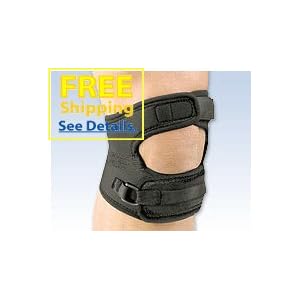 Professional Sports Medicine Dual Action Neoprene Knee (Patella) Support Brace, Size:... by 
