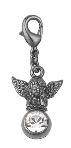 PILGRIM 560-306 Charms-Anh&auml;nger, Schwarzmetal, kristall Preisvergleich