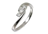 9ct Yellow Gold Diamond Three Stone Ladies Ring