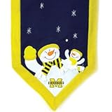 Michigan Wolverines 72x15 Snowman Table Runner - COLLEGE ATHLETICS Sports Merchandise