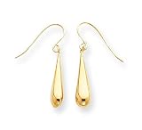 14k Tear Drop Earrings