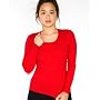 American Apparel Women's Long Sleeve Baby Rib T-shirt - Tee
