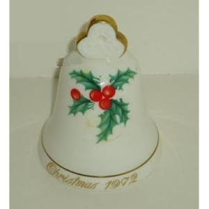 #!Cheap Noritake Bone China Limited Collectors Series CHRISTMAS BELL No. 1 1972 Holly Sprays