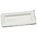 Packnwood Sugar Cane Rectangular Plate, 5.1" Length x 10.2" Width (20 Packs of 25)