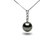 AAA Quality, 8.0-9.0 mm, Orion Collection Tahitian Pearl & Diamond Pendant