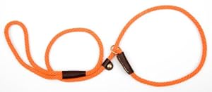 Mendota Products Small Dog Slip Lead, Orange, 3/8-Inch X 6-Feet