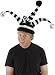 Wacky Costume Jester Hat in Flashy Black/Silver