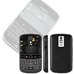 BlackBerry Bold 9000 Full Housing Faceplate Cover - Matte Frame With Black & Silver