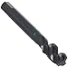 Dormer E033 Powdered Metal Steel Spiral Flute Threading Tap, Black Oxide Finish, Round with Square End Shank, Modified Bottoming Chamfer