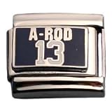 Alex Rodriguez #13 New York Yankees Italian Style Charm