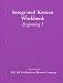 Integrated Korean: Beginning Level 1 Workbook (KLEAR Textbooks in Korean by Carol Schulz ISBN 0824821750